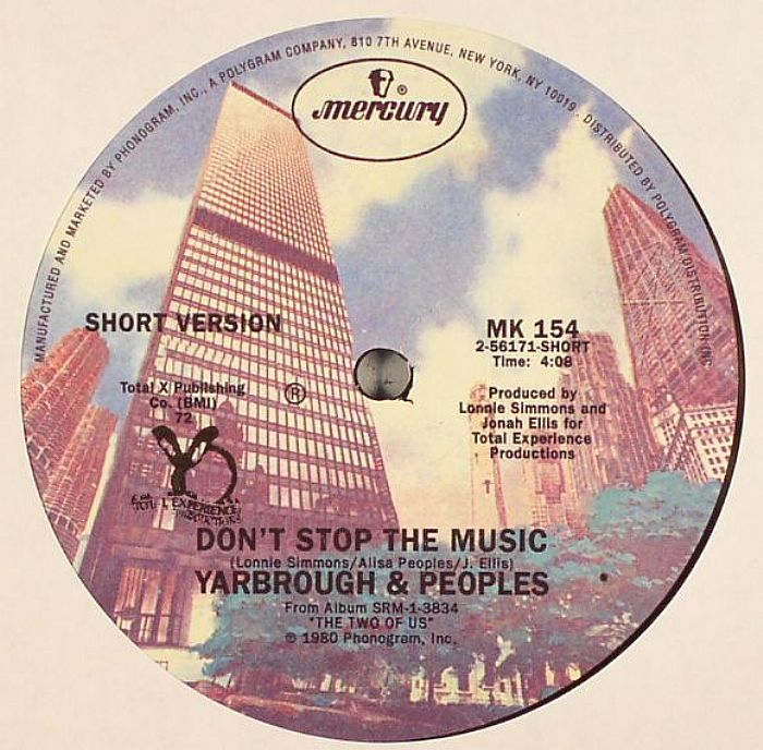 YARBOROUGH & PEOPLES - Don't Stop The Music