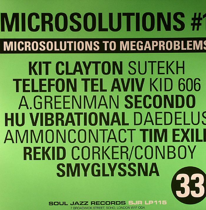 VARIOUS - Microsolutions #1 : Microsolutions To Megaproblems