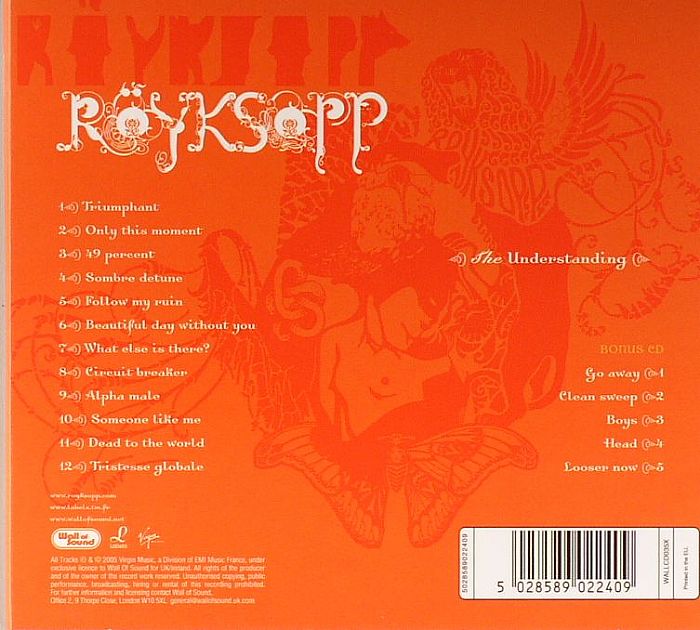 Royksopp the understanding cd at juno records 