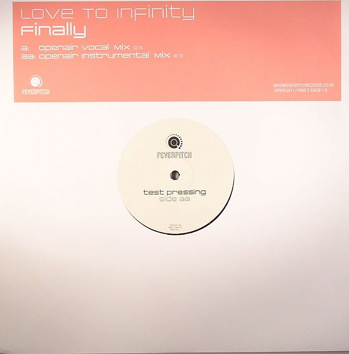 LOVE TO INFINITY - Finally (Open Air mixes)