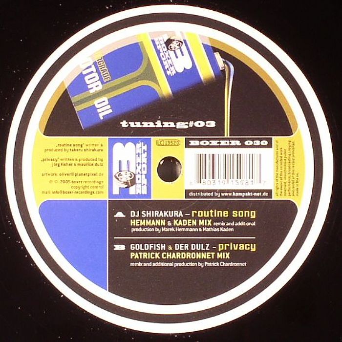 DJ SHIRAKURA/GOLDFISH & DER DULZ - Tuning 03