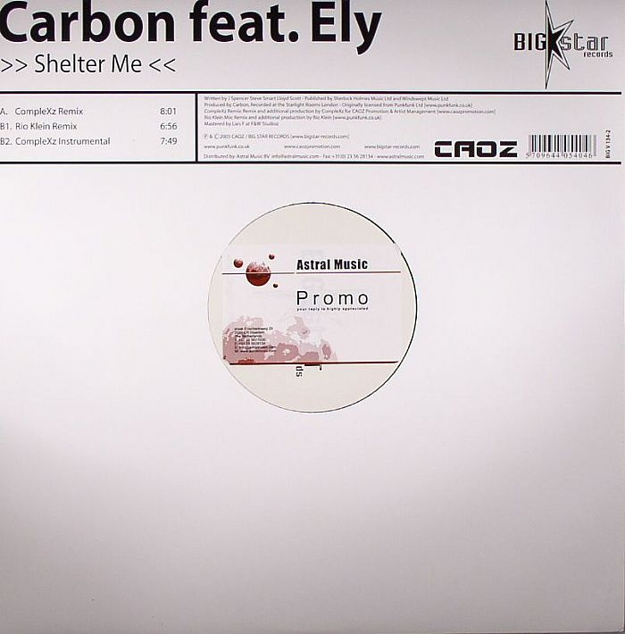 CARBON feat ELY - Shelter Me (Disc 2)