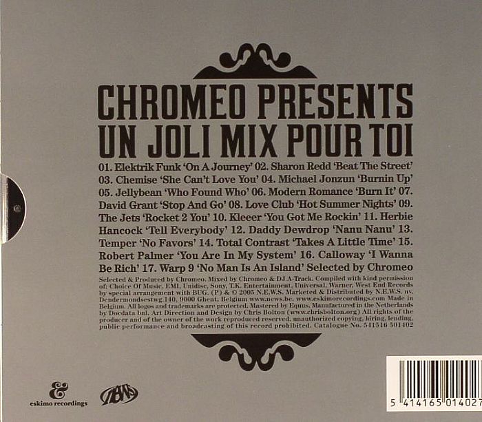 CHROMEO/VARIOUS - Un Joli Mix Pour Toi