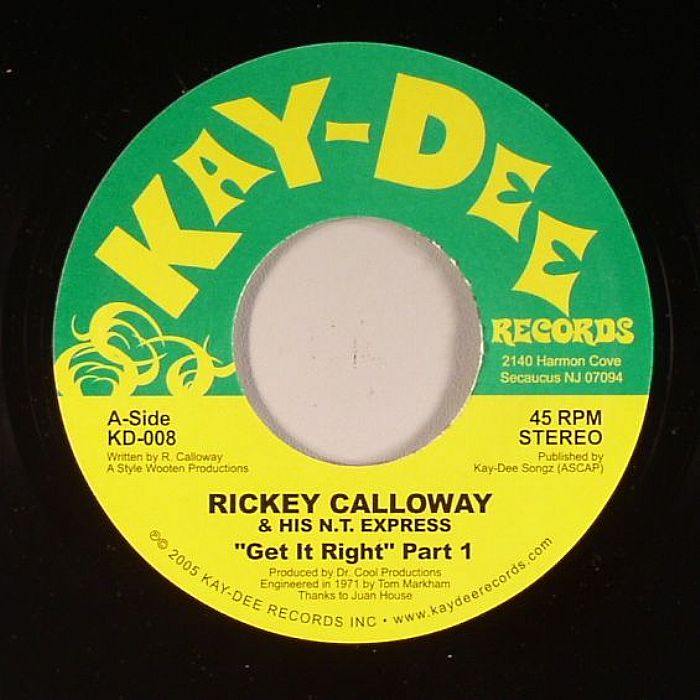CALLOWAY, Ricky - Get It Right
