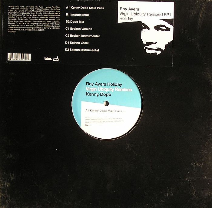 AYERS, Roy - Holiday (Kenny Dope & DJ Spinna Virgin Ubiquity Remixes)