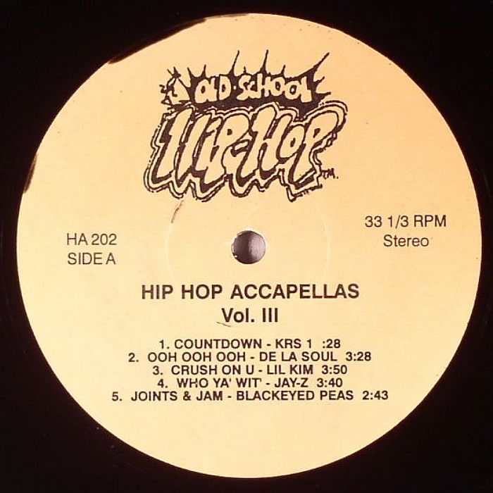 HIP HOP ACCAPELLAS - Hip Hop Acappellas Vol. III