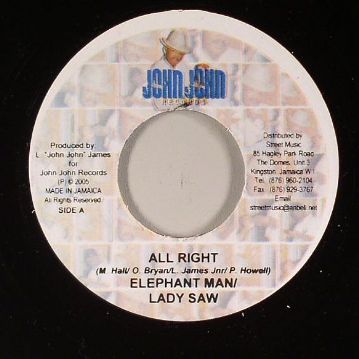 ELEPHANT MAN/LADY SAW - All Right