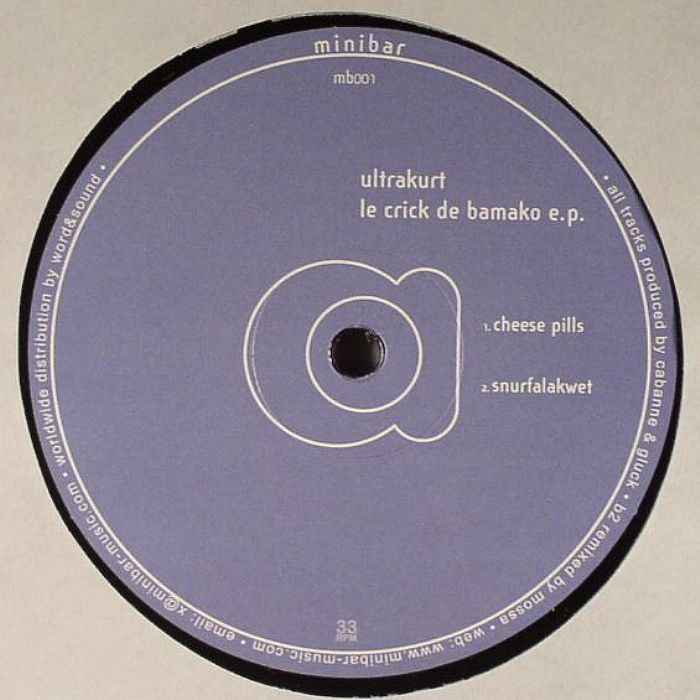 Ultrakurt – Le Crick De Bamako EP vinyl cover