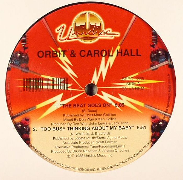 ORBIT & CAROL HALL/EMPIRE/FELIX & JARVIS - The Beat Goes On