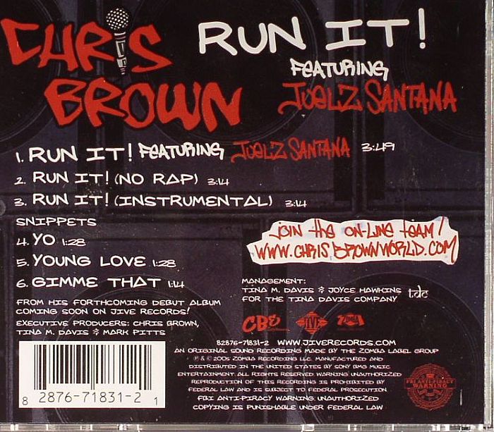 chris brown run it cover