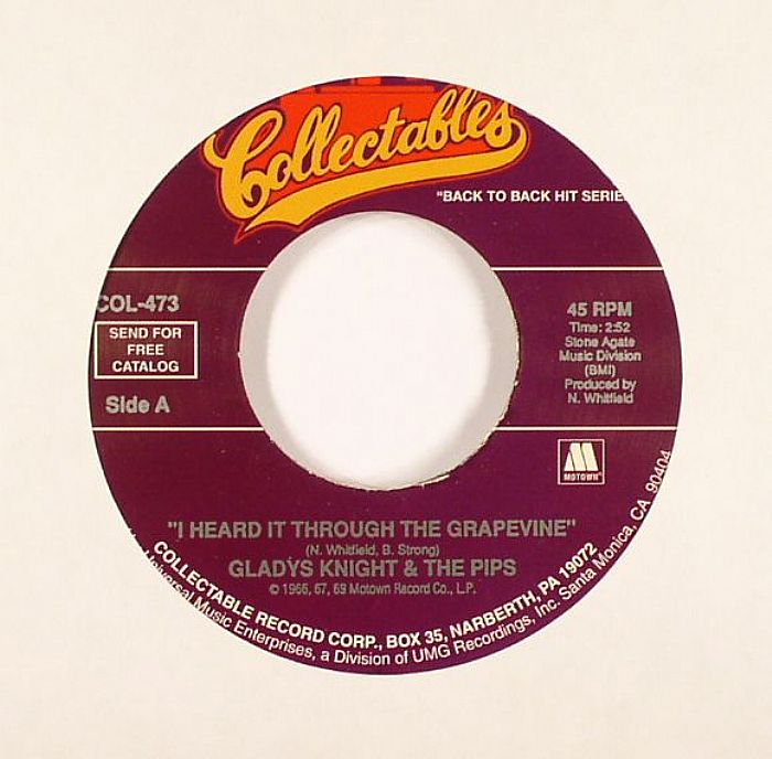 KNIGHT, Gladys & THE PIPS - I Heard It Through The Grapevine