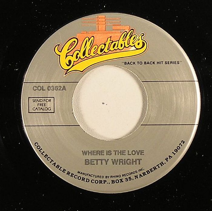 WRIGHT, Betty/HERMAN KELLY & LIFE - Where Is The Love