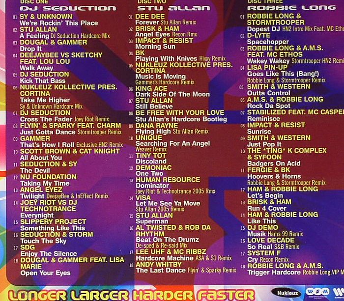 DJ SEDUCTION/STU ALLAN/ROBBIE LONG/VARIOUS - Hardcore Nation 2