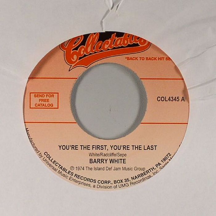 WHITE, Barry - You're The First, You're The Last