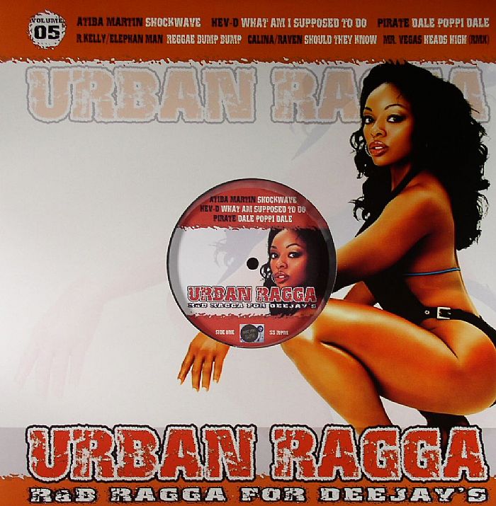 Atiba Marin | Kev-d | Pirate | R.kelly | Elephan Man | Calina | Raven | Mr Vegas – Urban Ragga - R&B Ragga For Deejay's Volume 5 vinyl cover