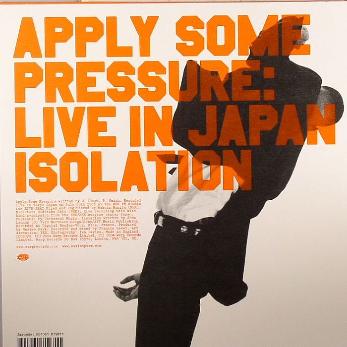 MAXIMO PARK - Apply Some Pressure