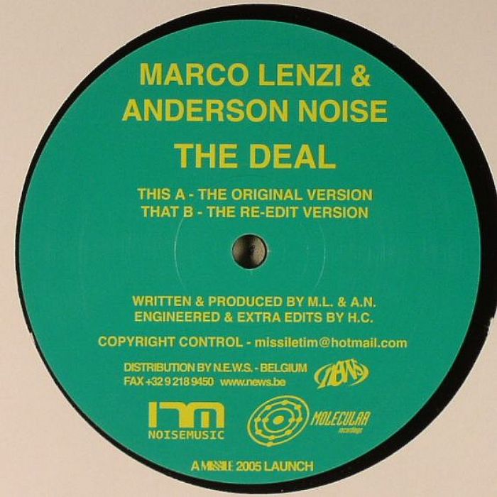 LENZI, Marco & ANDERSON NOISE - The Deal