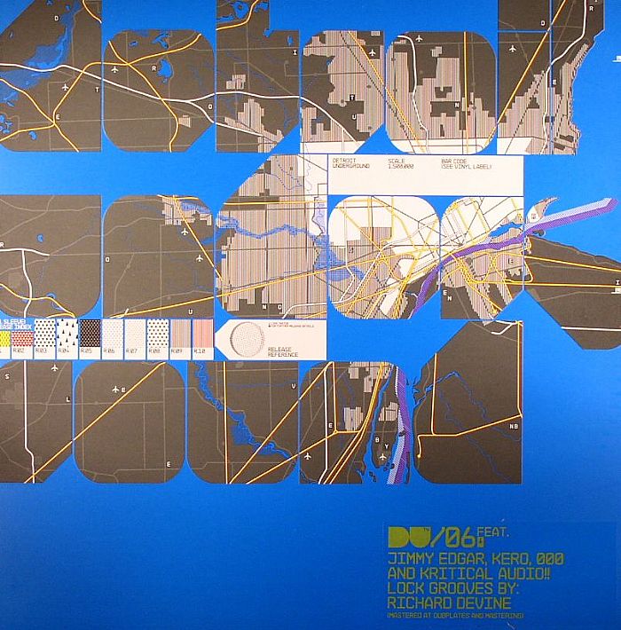 Kritical Audio | 2000 | Kero | Jimmy Edgar – Detroit Underground 06 vinyl cover