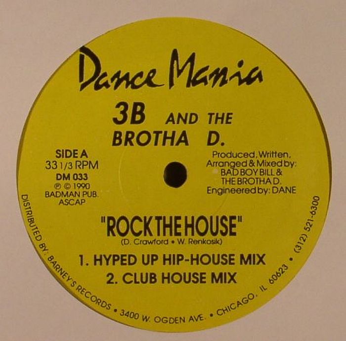 3B & THE BROTHA D - Rock The House (warehouse find)