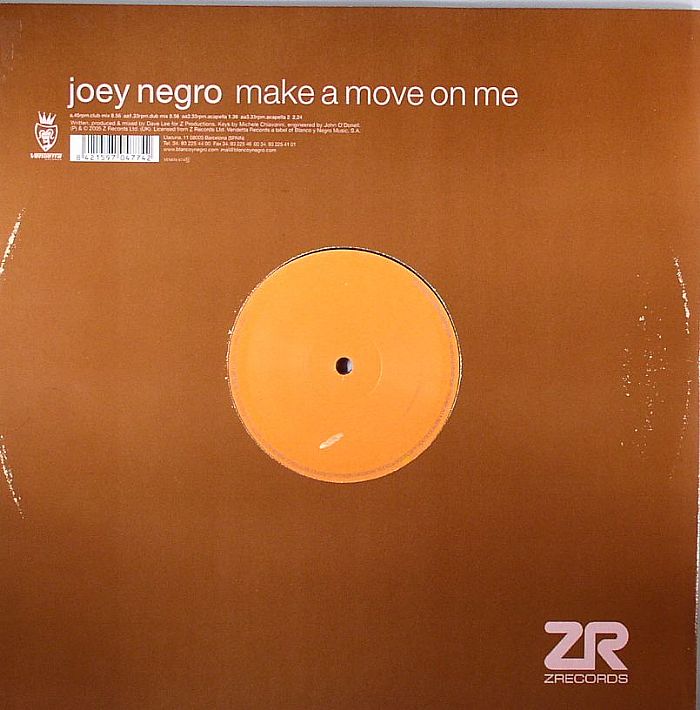 NEGRO, Joey - Make A Move On Me