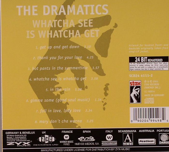 DRAMATICS, The - Whatcha See Is Whatcha Get