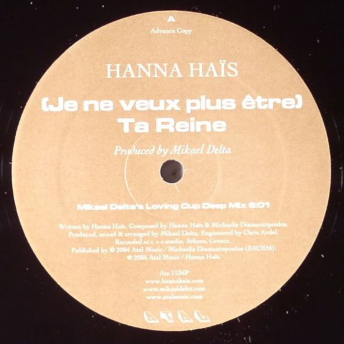 HAIS, Hanna - (Je Ne Veux Plus Etre) Ta Reine