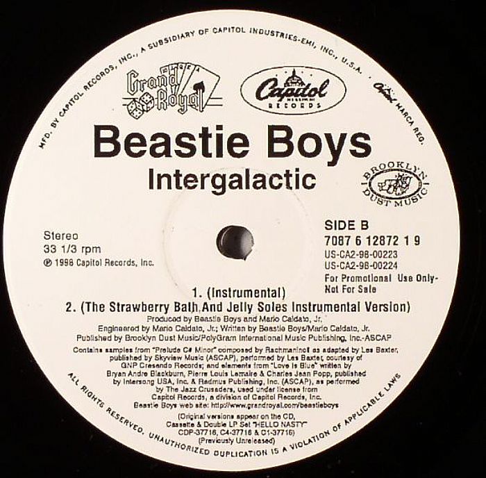 BEASTIE BOYS Intergalactic Vinyl at Juno Records.