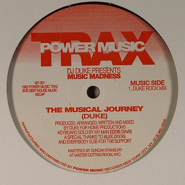 DJ DUKE presents MUSIC MADNESS - The Musical Journey