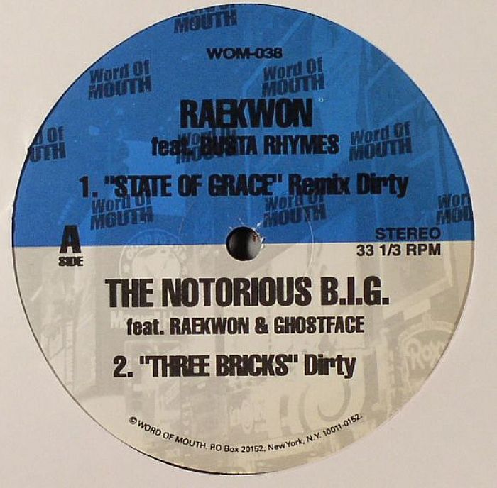 RAEKWON feat BUSTA RHYMES/THE NOTORIUS BIG feat GHOSTFACE/SKILLZ feat D'ANGELO - State Of Grace (remix)