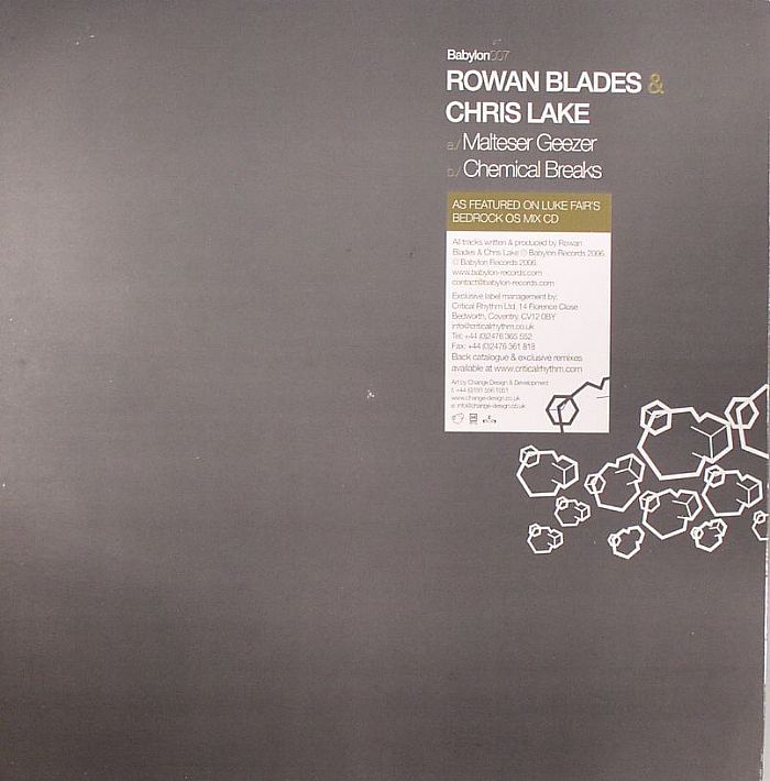 BLADES, Rowan & CHRIS LAKE - Malteser Geezer