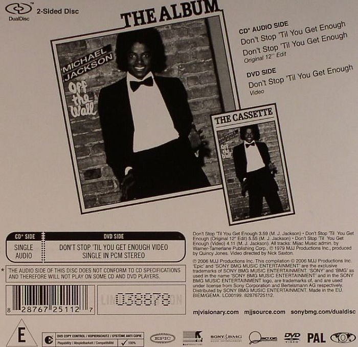 JACKSON, Michael - Don't Stop 'Til You Get Enough