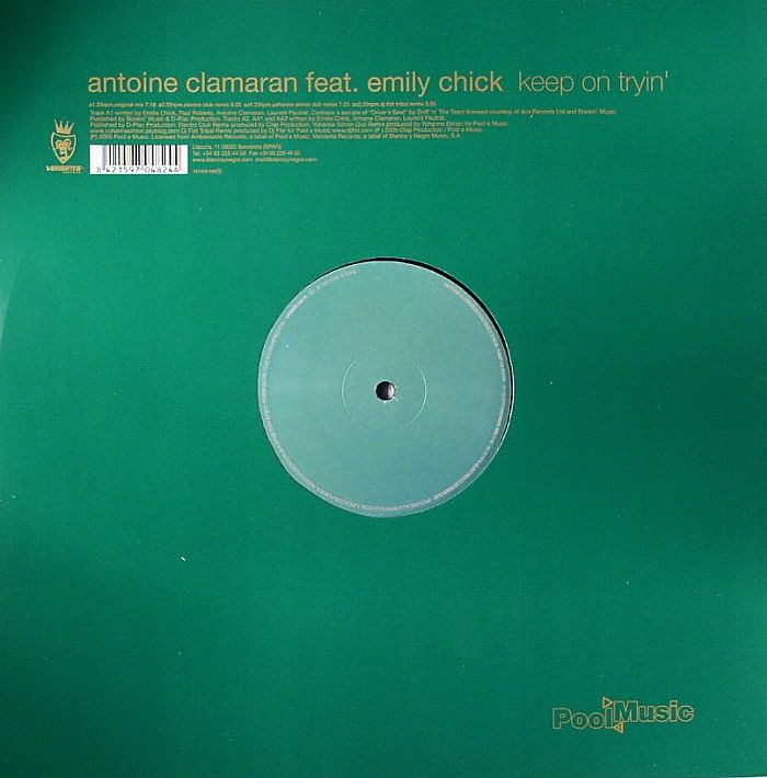 CLAMARAN, Antoine feat EMILY CHICK - Keep On Tryin' (remixes)