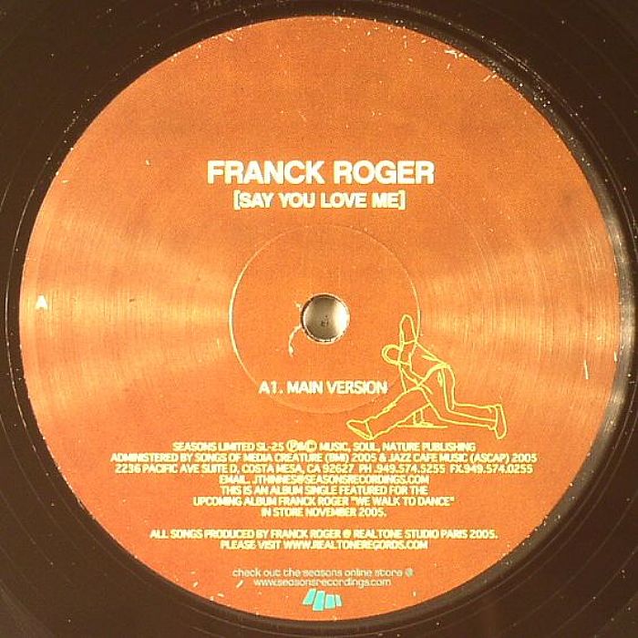 ROGER, Franck - Say You Love Me
