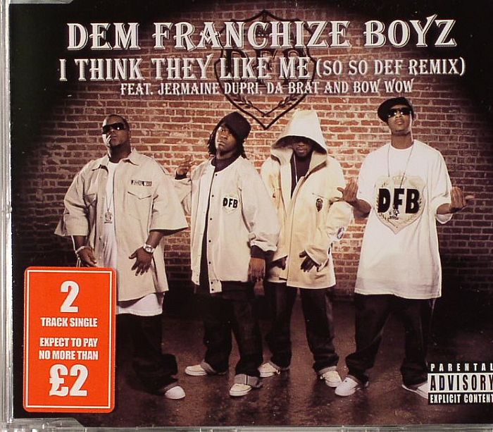 DEM FRANCHIZE BOYZ feat JERMAINE DUPRI, DA BRAT & BOW WOW - I Think They Like Me (So So Def remix)