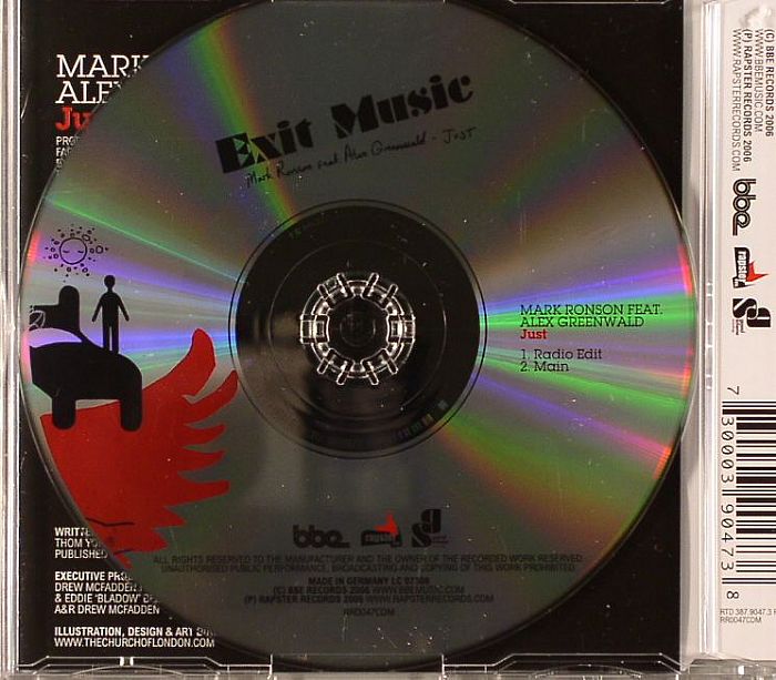 RONSON, Mark feat ALEX GREENWALD aka EXIT MUSIC - Just