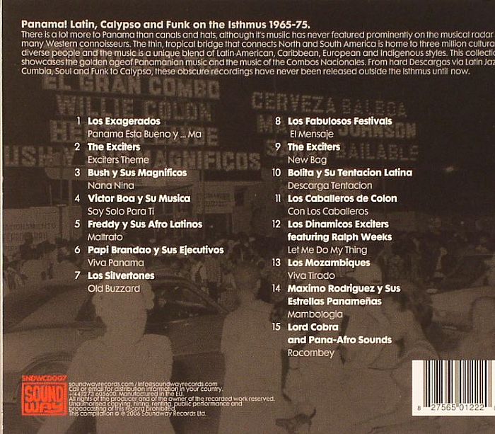 VARIOUS - Panama! Latin Calypso & Funk On The Isthmus 1965-75