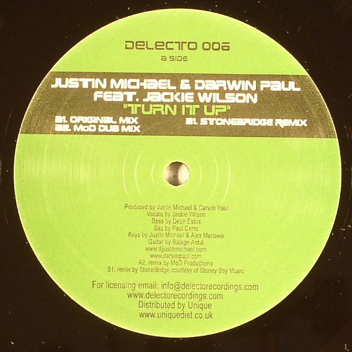 MICHAEL, Justin/DARWIN PAUL feat JACKIE WILSON - Turn It Up