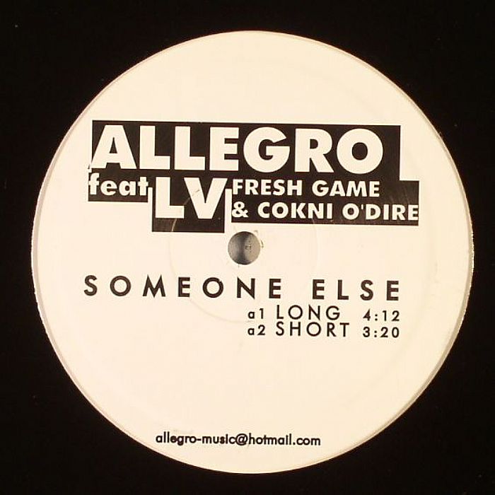 ALLEGRO feat LV/FRESH GAME/COKNI O'DIRE - Someone Else