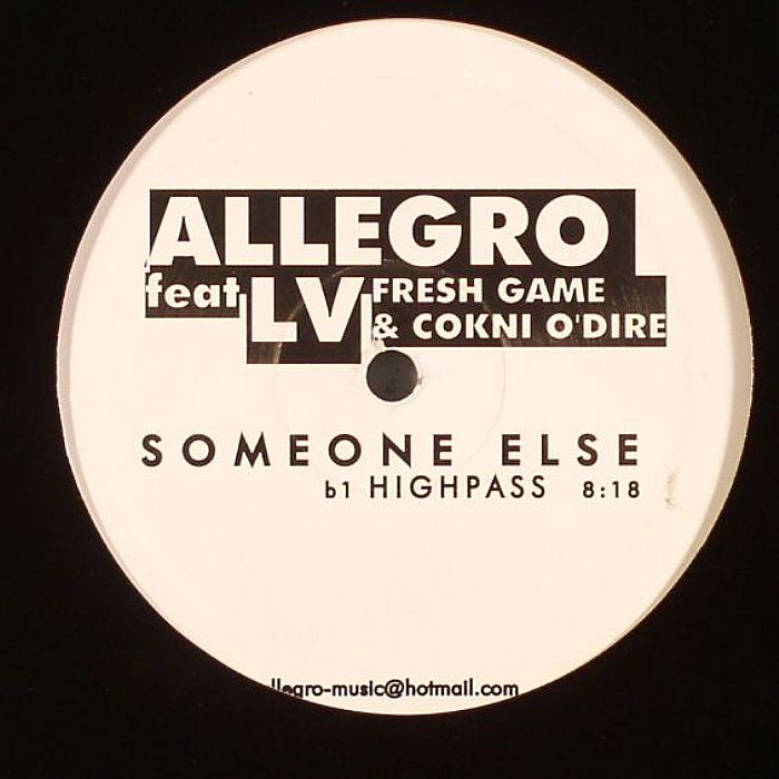 ALLEGRO feat LV/FRESH GAME/COKNI O'DIRE - Someone Else
