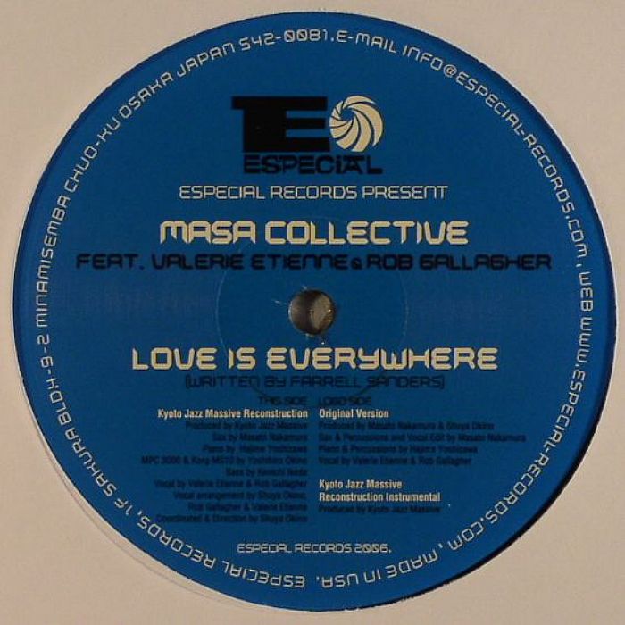 MASA COLLECTIVE feat VALERIE ETIENNE & ROB GALLAGHER - Love Is Everywhere