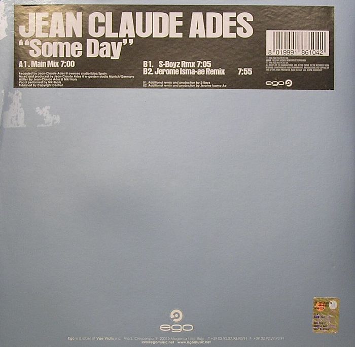 ADES, Jean Claude - Some Day
