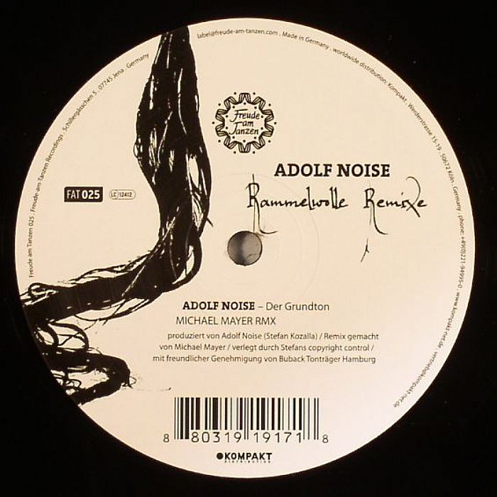ADOLF NOISE aka DJ KOZE - Rammelwolle (Robag Wruhme & Michael Mayer remixes)
