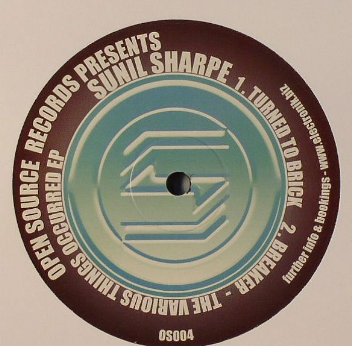 MARX, Sebastien/SUNIL SHARPE - The Various Things Occurred EP