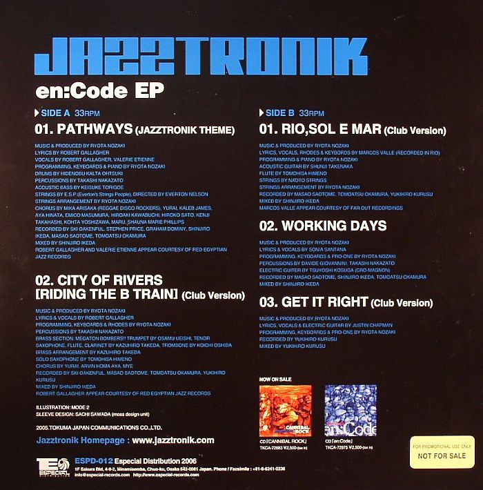 JAZZTRONIK - En Code EP