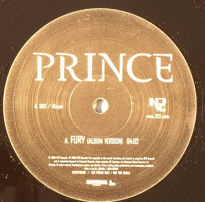 Prince Fury Vinyl At Juno Records.