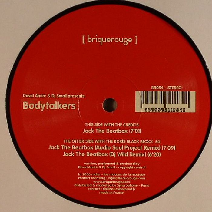 ANDRE, David & DJ SMALL presents BODYTALKERS - Jack The Beatbox