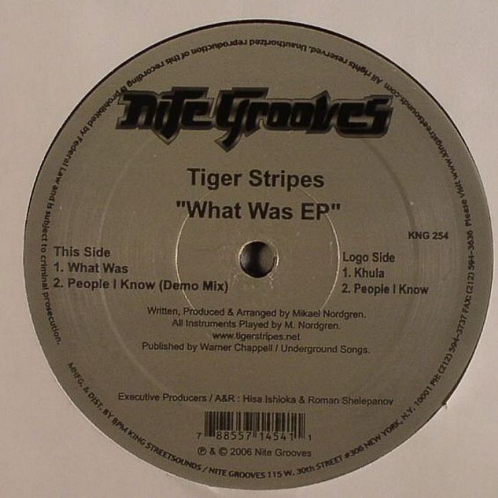 TIGER STRIPES - What Was EP