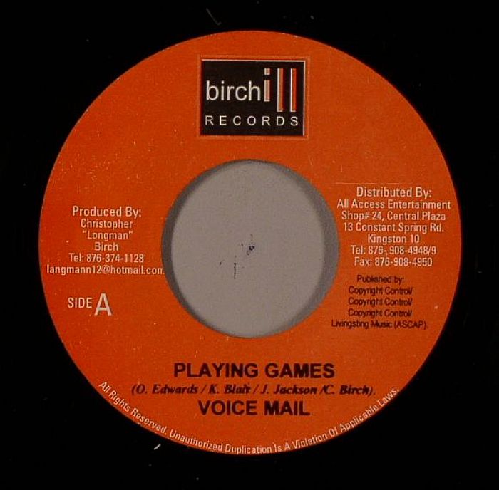 VOICE MAIL/BIRCH - Playing Games (Cry Baby Riddim)