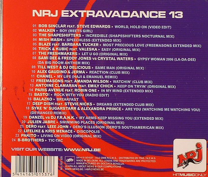 VARIOUS NRJ Extravadance Volume 13 CD At Juno Records.