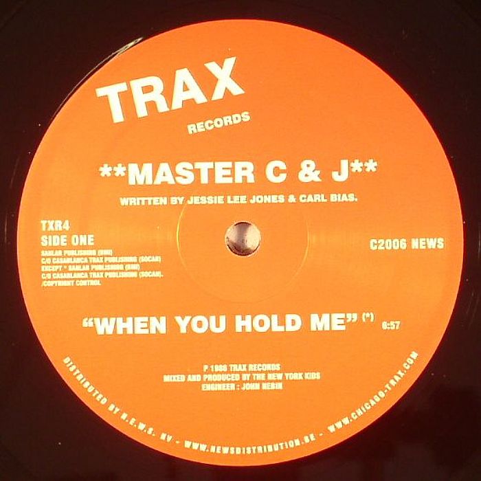 MASTER C & J - When You Hold Me